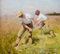 Sir George Clausen - The Mowers